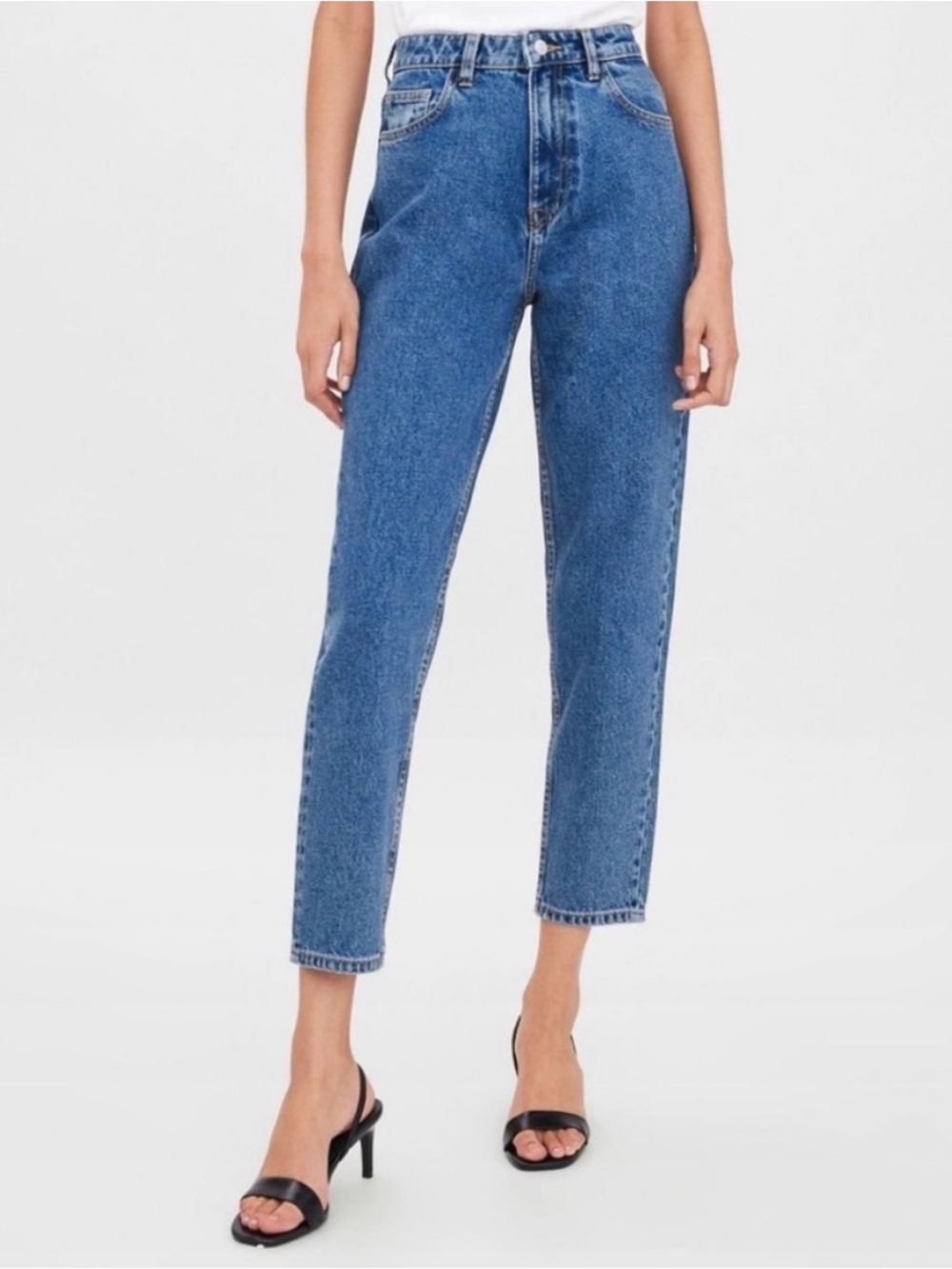 Zara High Waisted Mom Jeans